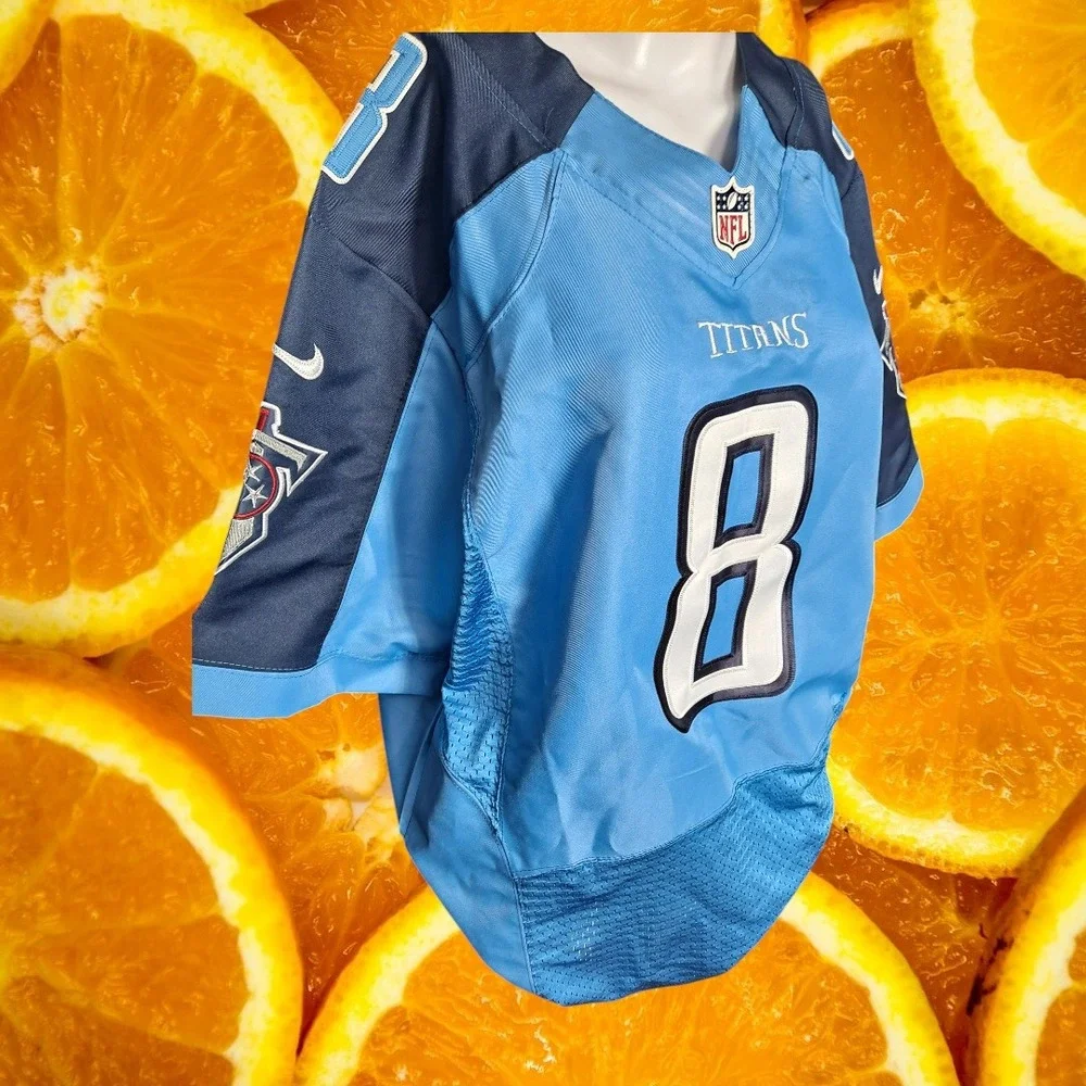 Nike NFL Tennessee Titans Mariota #8 Jersey Football Light Blue‎ Size 44